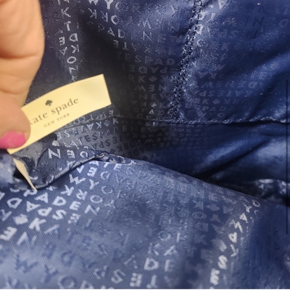 *RARE* Kate Spade Daycation Hot Air Balloon Bon Shopper Tote, Navy - Picture 7 of 7